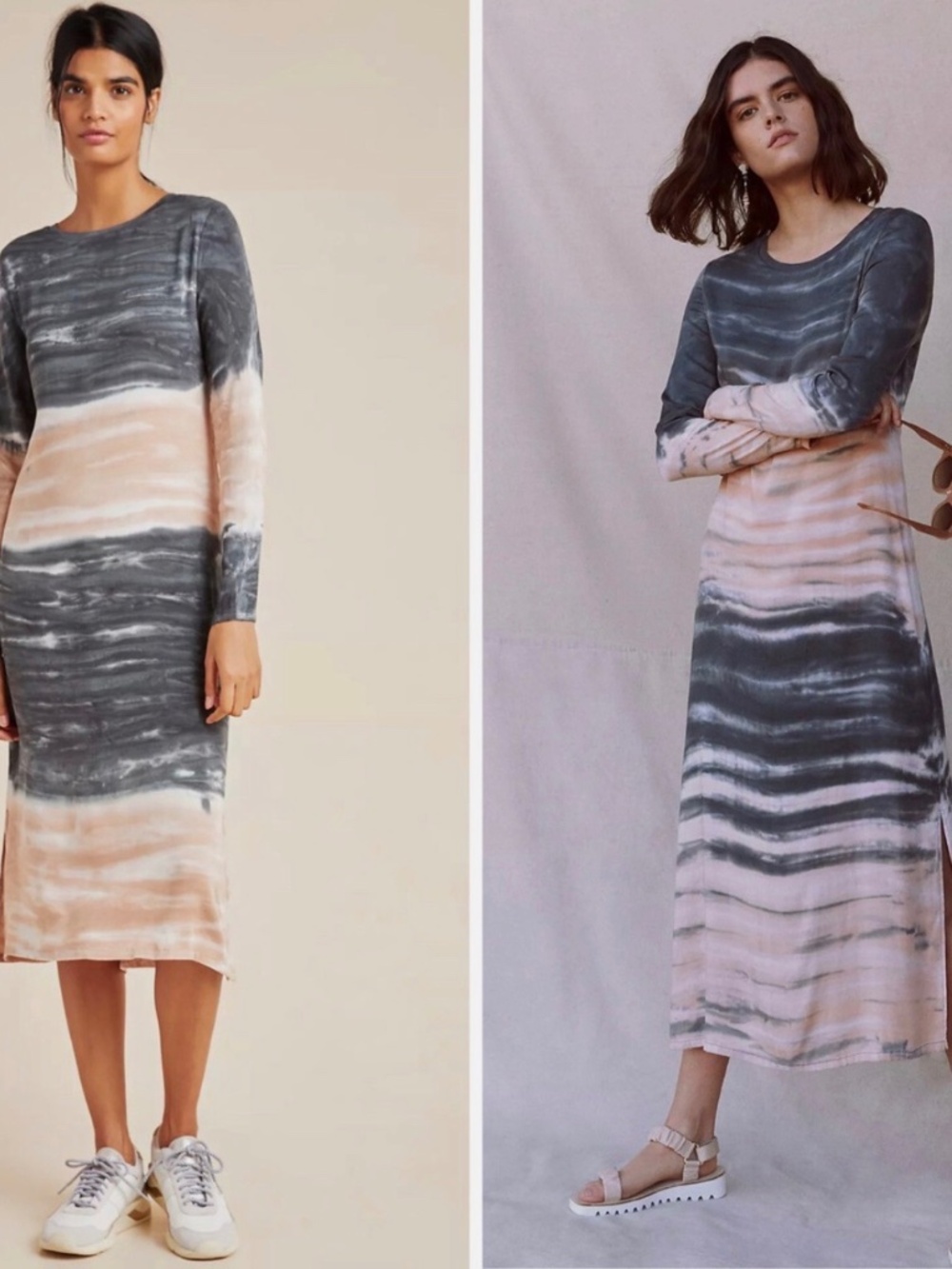 Anthropologie Dolan Trina Tie Dye Midi Dress- S - Picture 1 of 7